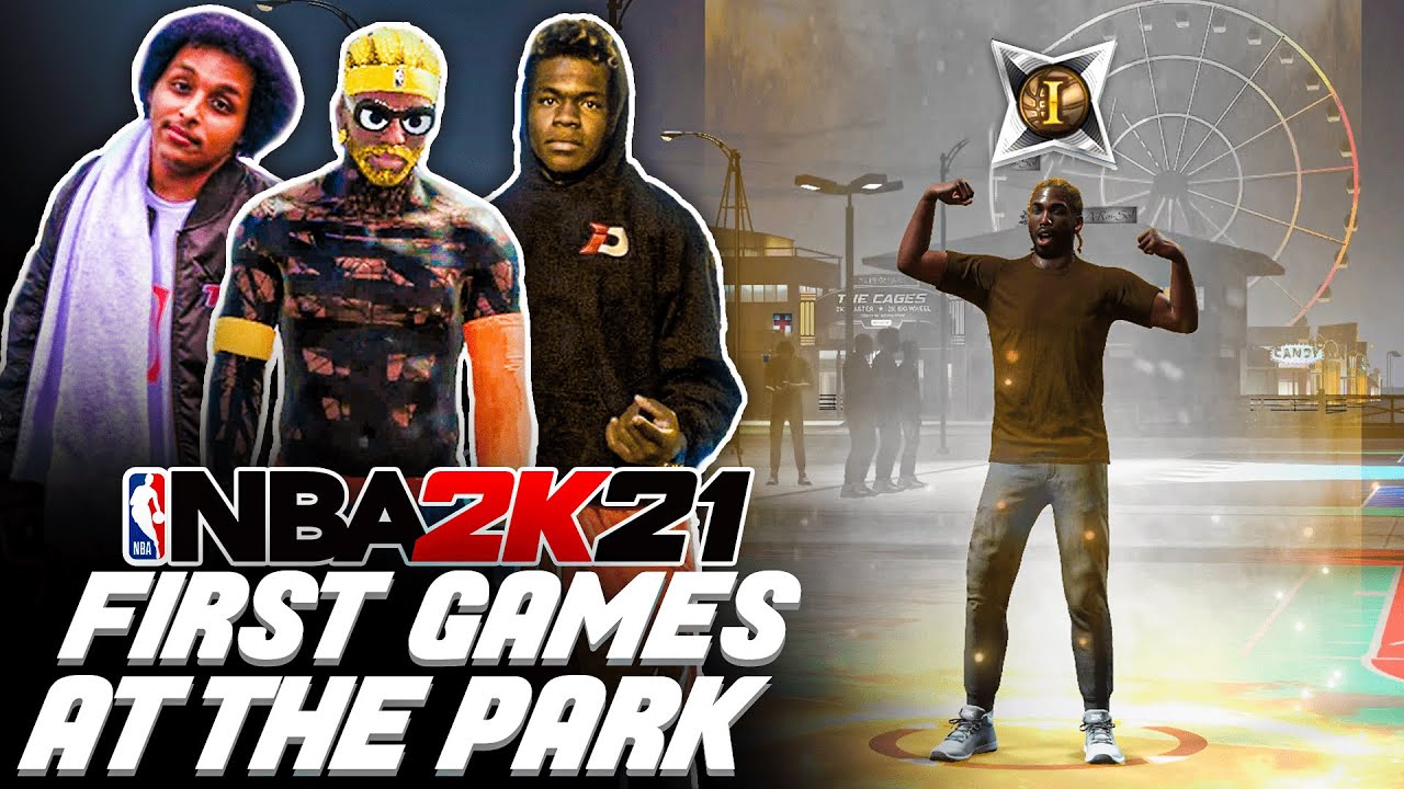 FIRST PARK GAMES NBA 2K21 W/ AGENT 00 vs TROYDAN & IMDAVISSS 🤣 BEST ISO DRIBBLE GOD BUILD(MUSTWATCH)