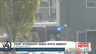 SWAT team arrests domestic violence suspect in Spokane Valley