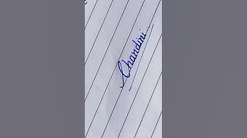 Chandini name Signature.....