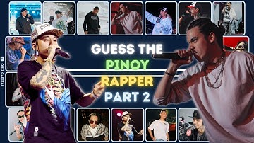 Guess The Pinoy Rapper Part 2 🎶 | Ez Mil, Hev Abi, Shanti Dope, Because, Kiyo 🎤🔥