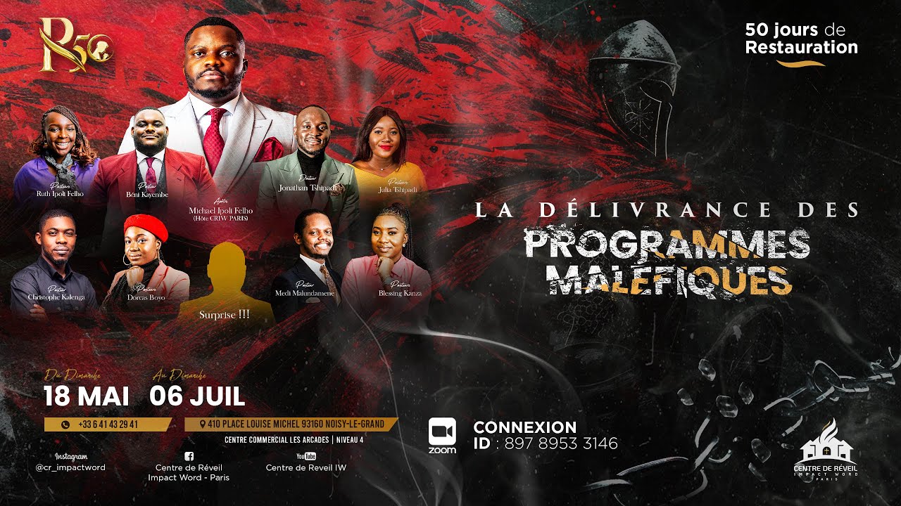 R50 - JOUR 20 - Pasteur Medi MALUNDAMENE - SEMAINE SPÉCIALE PENTECÔTE