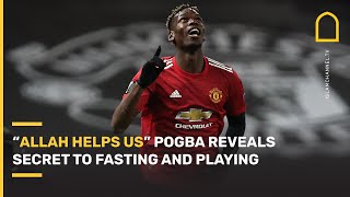 Allah Helps Us How Does Muslim Footballer Paul Pogba Fast And Play Islam Channel Youtube