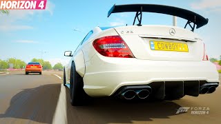 Top Speed -  Mercedes-Benz C63 AMG Coupe 2012 | Forza Horizon 4 screenshot 5
