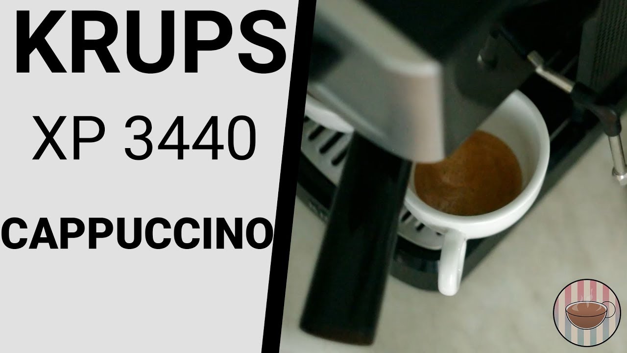 Krups XP 3440 Home Espresso Machine Cappuccino YouTube