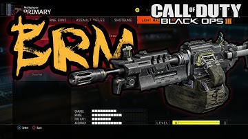 BRM Best Class Setup: Black ops 3 with Gameplay!! LMG!