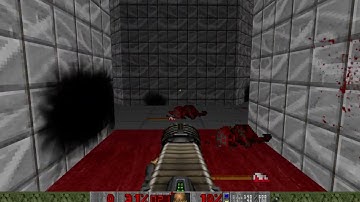 Brutal Doom - I finally found exit from the Deimos Lab level e2m4 😅