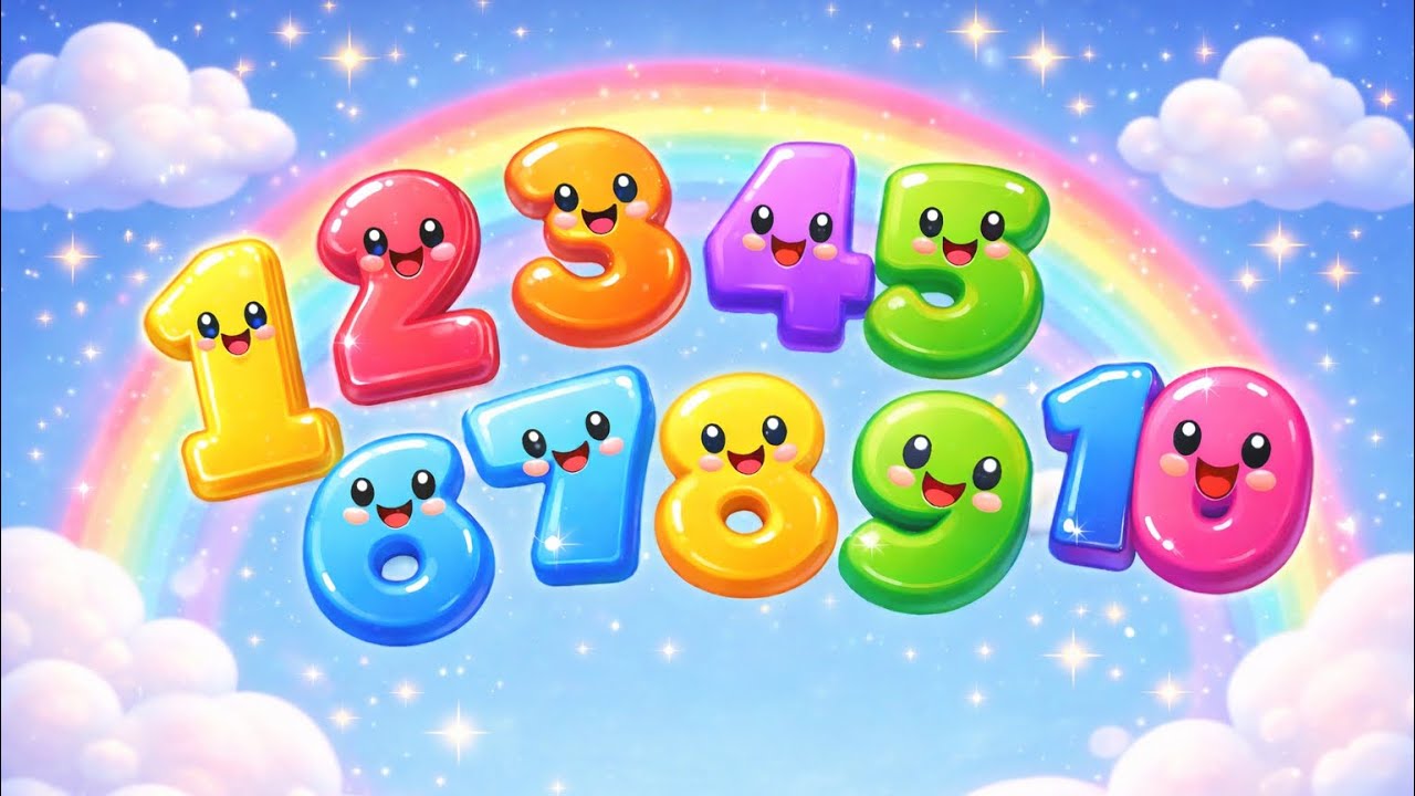 Learn Numbers 1–10 for Kids | Counting Video for Toddlers | Nursery Rhymes| Kidoo Nibble Land 
