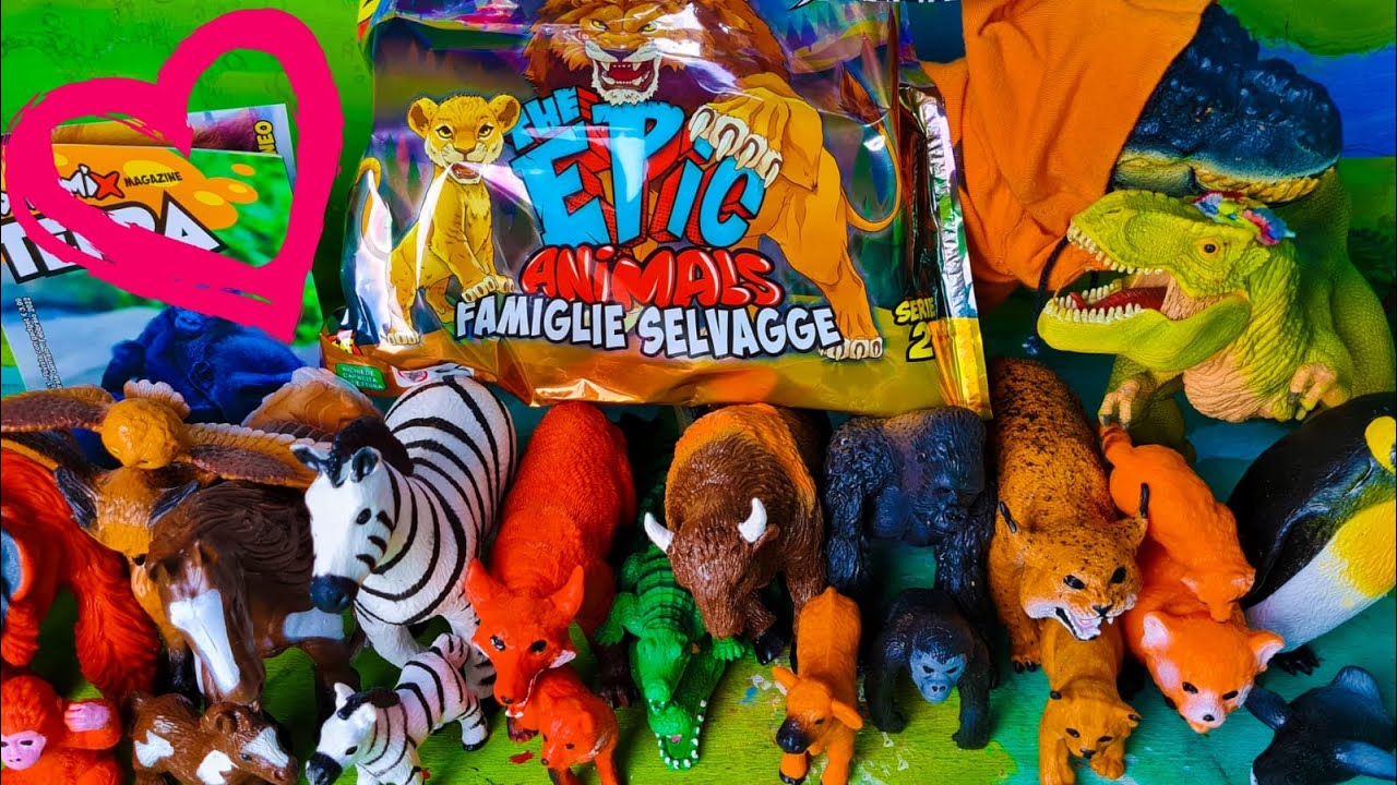 EPIC ANIMALS Famiglie Selvagge 🐊🦁 Arex e Vastatore si innamorano dei cuccioli!
