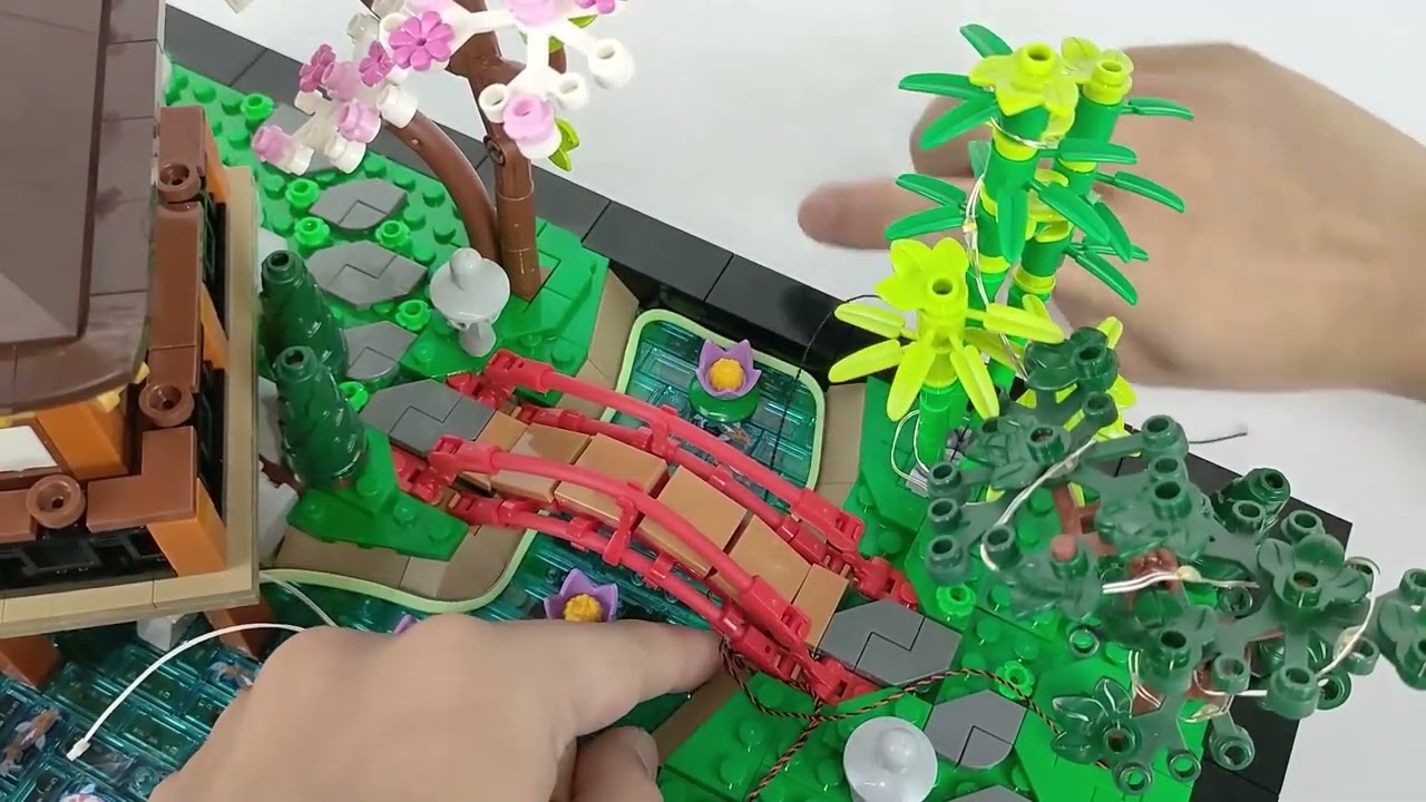 How to Light Up LEGO #10315 Tranquil Garden #zenebricks - YouTube