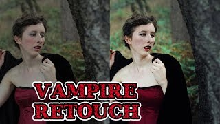 Halloween Special:  How to make yourself a vampire using simple photoshop CS techniques screenshot 1