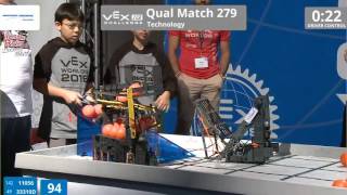 VEX Worlds 2016 - VEXIQ Elementary School - Technology - Qual 279 (11056 33310D) 94