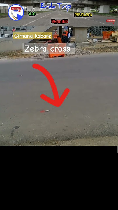 Gimana Kabarnya⁉️Zebra Cross di JPO Flyover Krian #shorts #flyover #sidoarjo