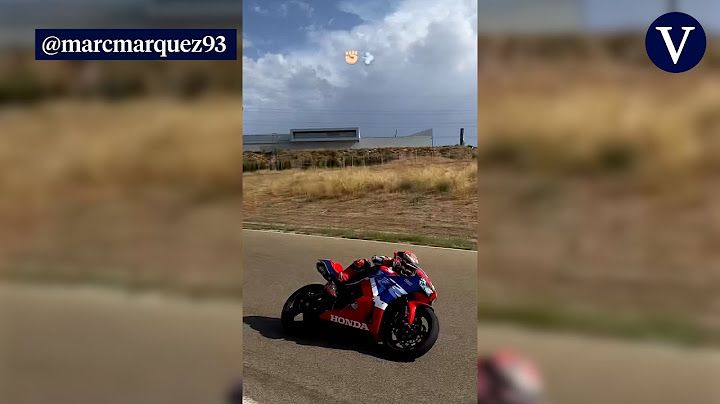 Marc Márquez se prueba en Motorland antes de decidir si corre en Aragón