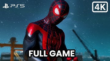 Spider-Man Miles Morales PS5 - Complete Gameplay Walkthrough 4K 60FPS No Commentary