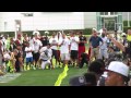 Nike the opening 2014 fastest man mark fields 434 vs jordan scarlett 438