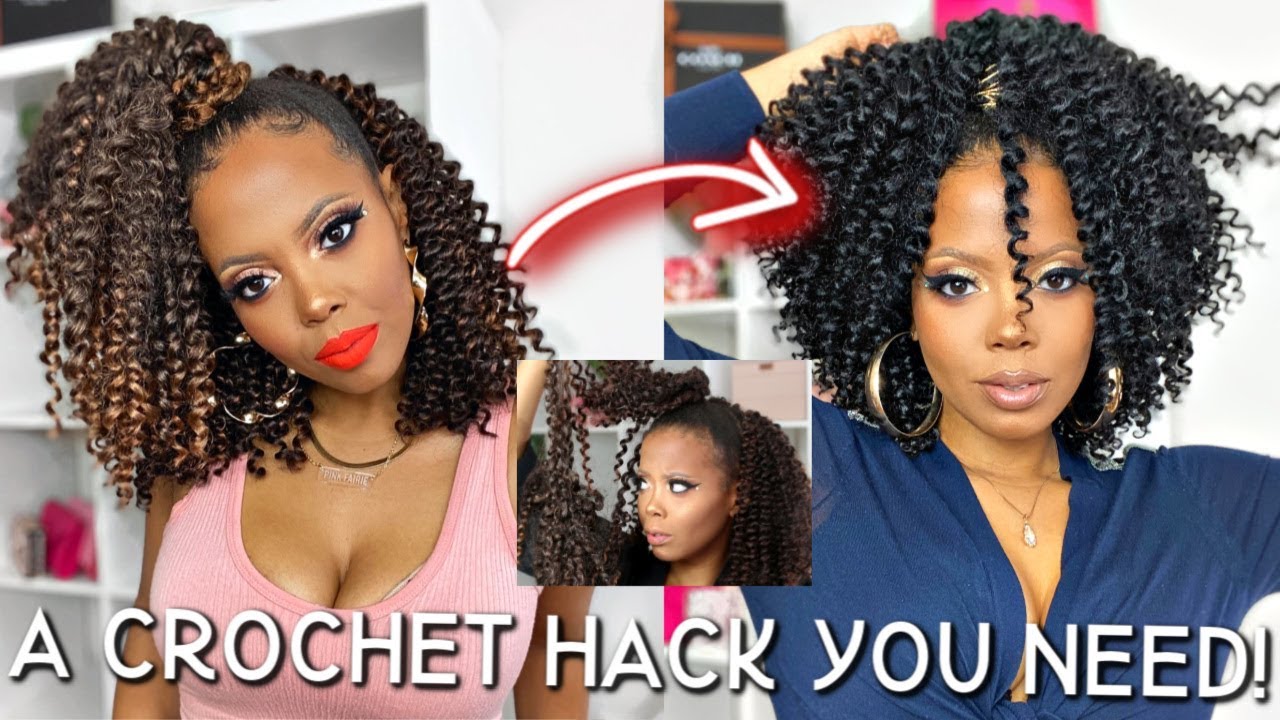 Braidless Crochet HACKS Revealed QUICK & EASY CROCHET BRAID ...