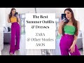 ZARA, ASOS, & Other Stories Summer Try On Haul | Dresses & Colourful Pastel Outfits