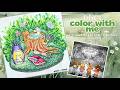Relax &amp; Color with Me | Alcohol Markers and Acrylic Markers | Into Wanderland | Party Animals Books