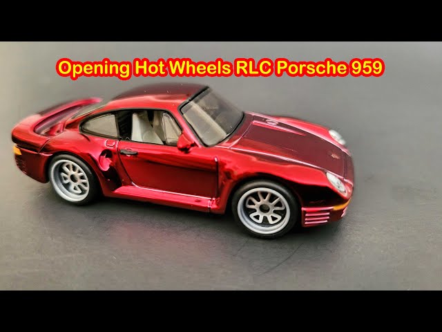 Opening Hot Wheels RLC Porsche 959 2023 Red Line Club 