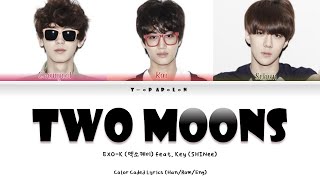 Two Moons (두개의 달이 뜨는 밤) - EXO-K (엑소케이) feat. Key (SHINee) Color Coded Lyrics