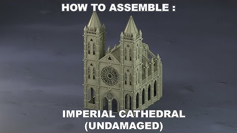 How to assemble : Undamaged Cathedral for wargame