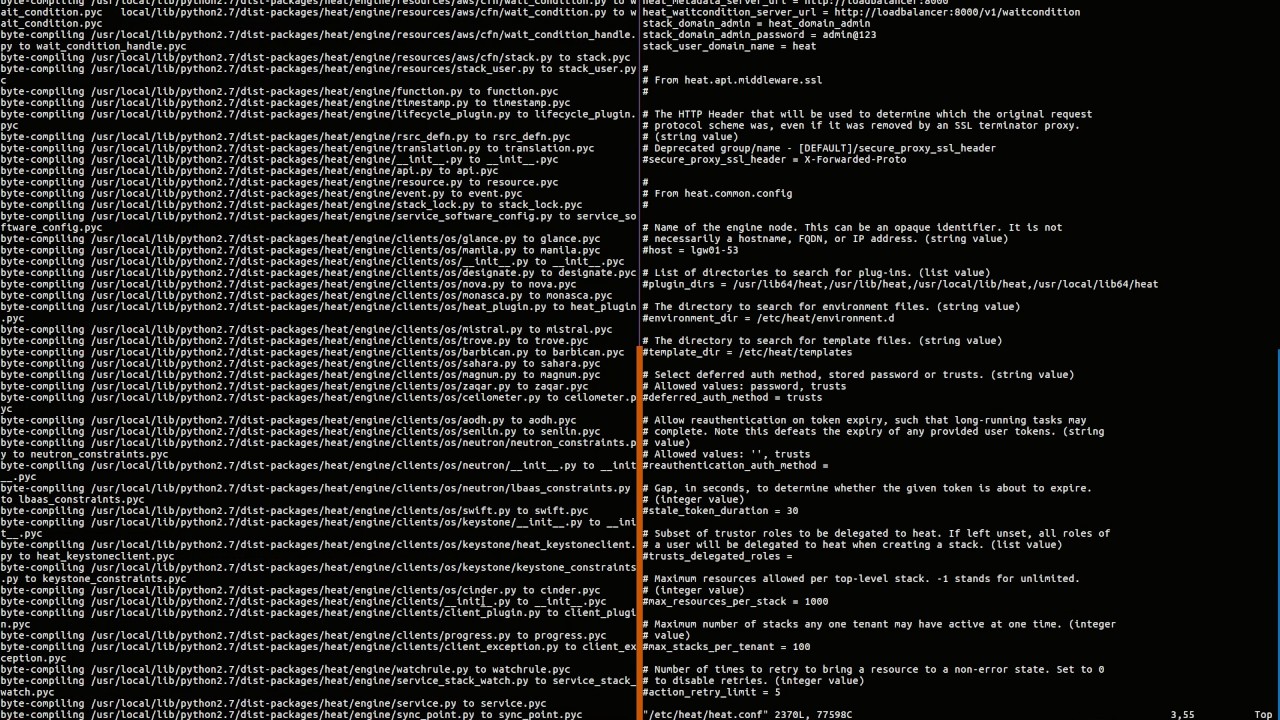 OpenStack Heat Rolling upgrade testing - Manual-deploy environment ...