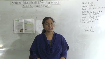 Class: Four, Subject: B.G.S (Lecture- 13), Topic: Le-3, R/D, F/B, Ch-12