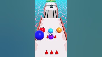 Numbers Ball Run Challenging Game Part #21 android,  ios #ballrun2048 #shorts  #ballgame #2048balls