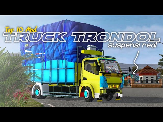 TOP 10 MOD TRUCK TRONDOL SUSPENSI REAL | MOD BUSSID class=