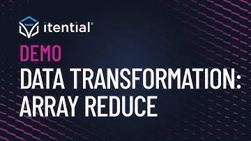 Transforming Data with Array Reduce & Array Reduce Right in Itential’s JST Designer
