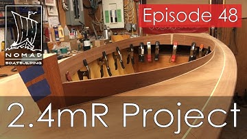 International 2.4mR Sailboat Project - Episode 48 - Coaming part 1