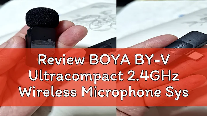 Review BOYA BY-V Ultracompact 2.4GHz Wireless Microphone System ไมโครโฟนไร้สายระดับมืออาชีพ ของแท้