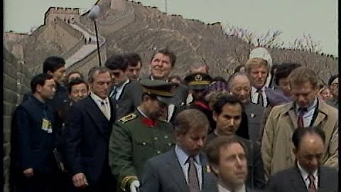 President Reagan's Visit to the Great Wall of China on April 28, 1984 - DayDayNews
