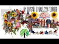 6 DIYS DOLLAR TREE FARMHOUSE ROOSTER WREATH & 4TH OF JULY DECOR CRAFTS🌻"I Love Summer" ep 6