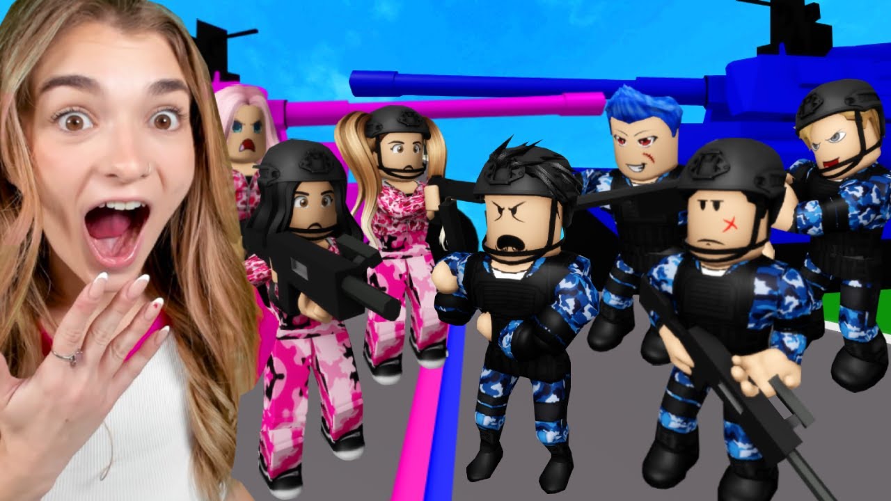 BOYS vs GIRLS War In Roblox! (Roblox)