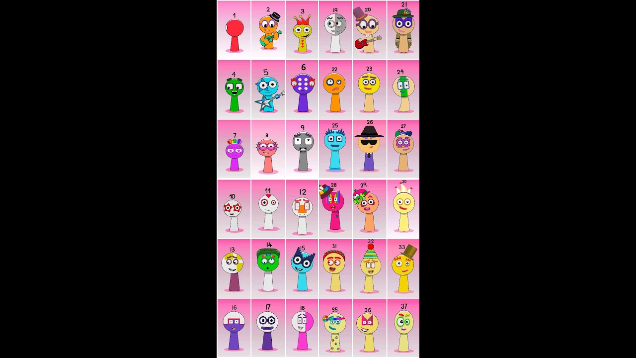 Incredibox Numberblocks 1 VS 37 | Compilation Incredibox 