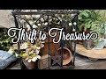 Thrift to Treasure | Thrift to Beautiful Home Decor | Up Cycling Thrift Store Finds