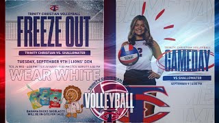 Trinity Christian Varsity Volleyball vs Shallowater