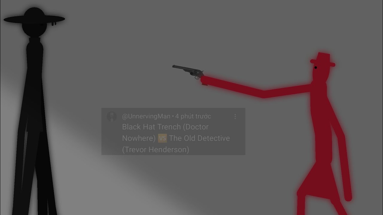 Black hat Trench (Doctor Nowhere) Vs old detective (TH) (long creepy internet images)