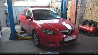 Снятие и установка генератора на Mazda 3  1,6  Мазда 3  2008 года