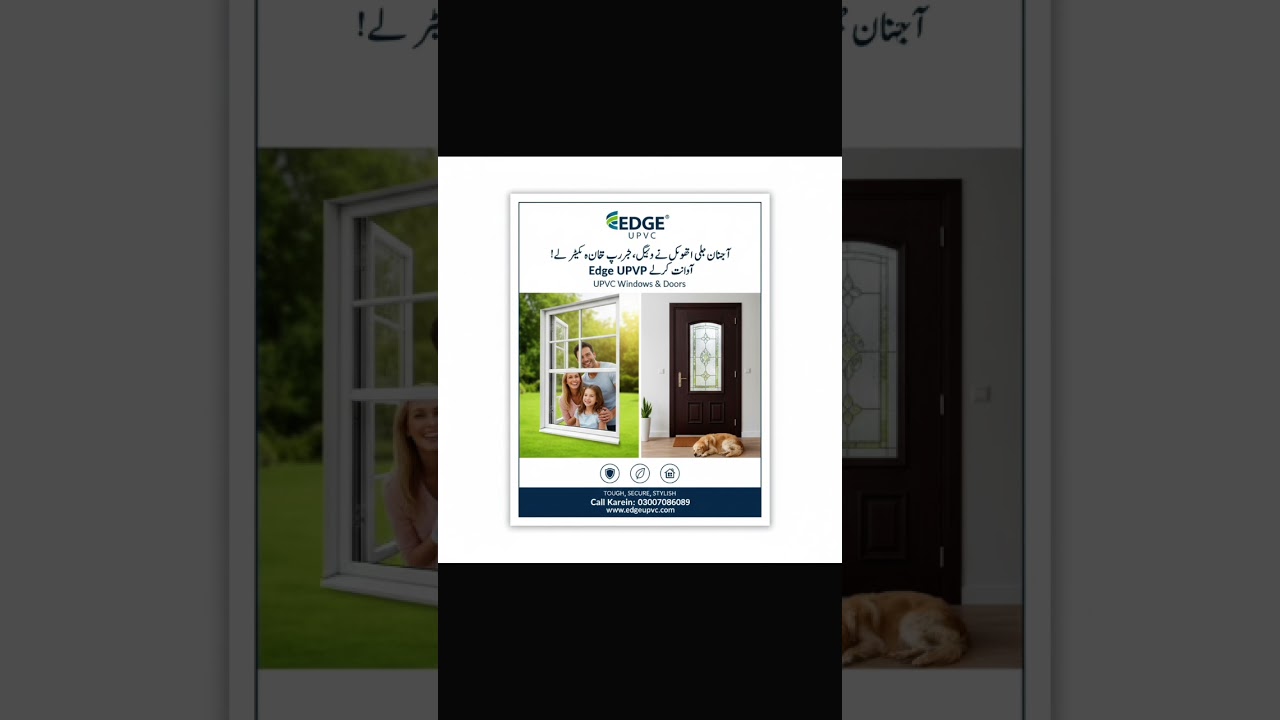 03007086089“Best UPVC Sliding Windows & Doors | Edge UPVC Pakistan”