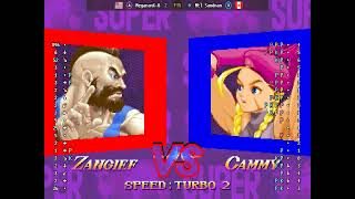Super Street Fighter II X - 🇺🇸 MegamanX-8(A) vs 🇨🇦 Mtl Sandman(B) | Fightcade (2026-01-25 15:48 UTC) screenshot 2