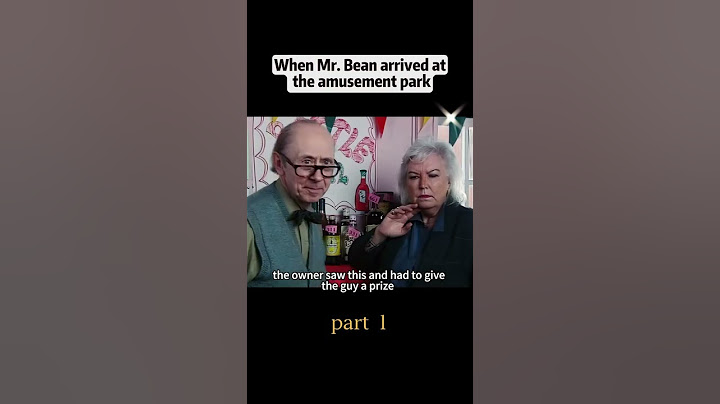 When Mr Bean arrived at the amusement park