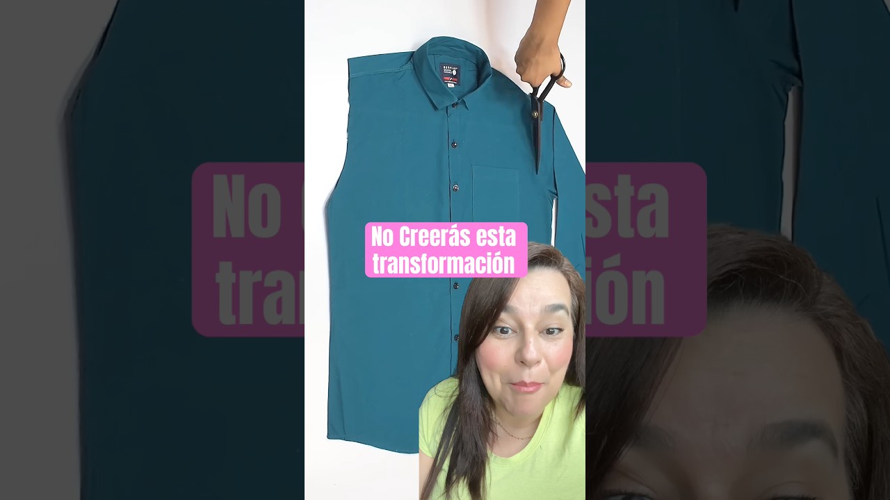 Si tienes una camisa de caballero y quieres reciclarla este video te dará una excelente idea! #coser
