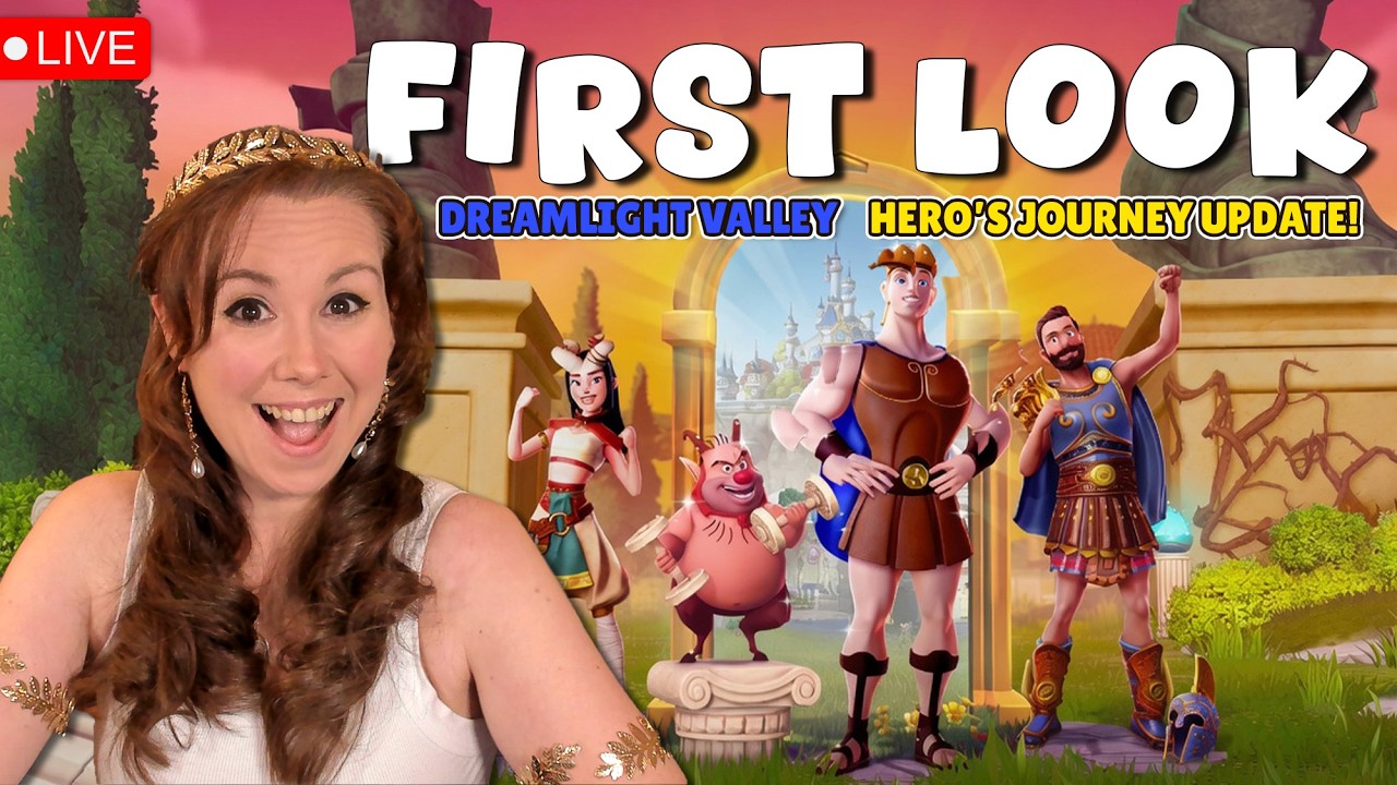 It's UPDATE DAY! | A Hero's Journey FIRST LOOK! | Dreamlight Valley Update CHAOS!✨