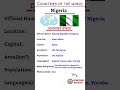 Countries of the world 🌎| Nigeria 🇳🇬| Abuja| MathUse #ilimi #study #abuja #countryfacts #trending