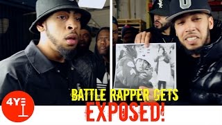 Battle Rapper Gets Exposed