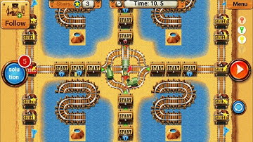 Rail Maze 2 Zigzag Track Gameplay - Train Puzzle Game - Android Gameplay #283