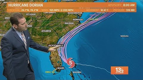 Hurricane Dorian Forecast Update: Latest path and spaghetti plots
