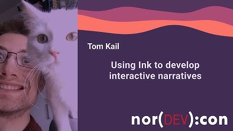 Using Ink to develop interactive narratives